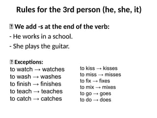 Present Simple para todos los niveles de bachillerato .pptx