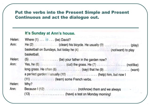 Present Simple Cwiczenia Online Klasa 5 Present+simple+ +present+continuous.ppt