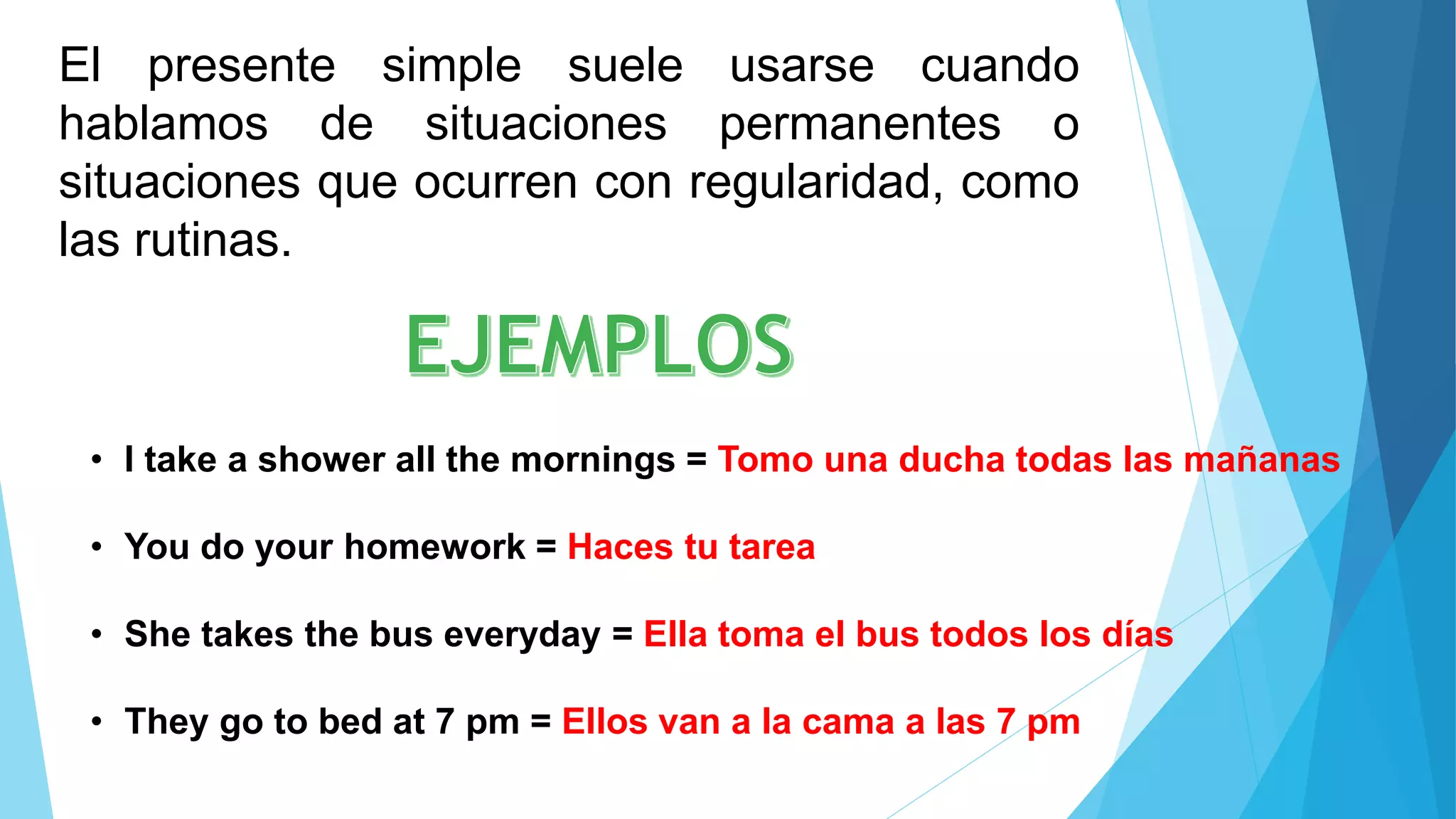 Present simple slide share | PPTX