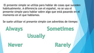 Present simple slide share | PPTX