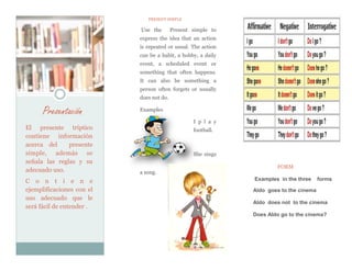 Present simple | PDF