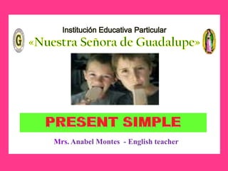 Future probability

Álbum de fotografías
• por Anabel
Mrs. Anabel Montes - English teacher

 