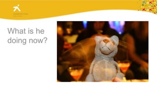 Let’s practice!BildeWolves don’t do yoga.James Wolf is doing yoga in the picture.