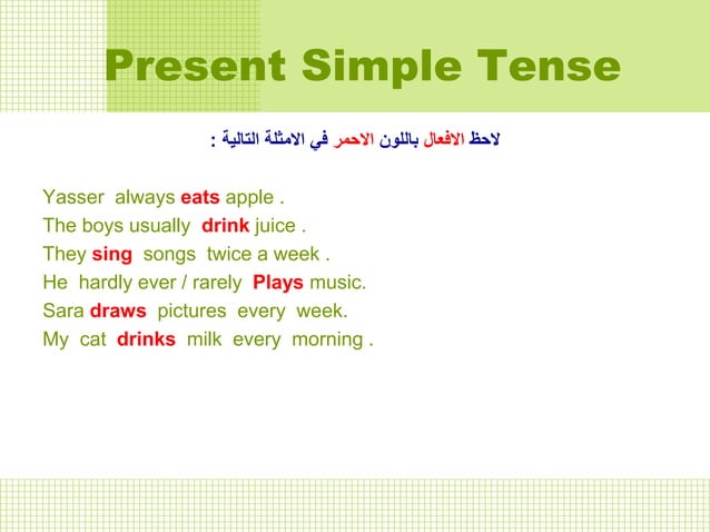 present simple for beginners and intermediate levels | PPSX