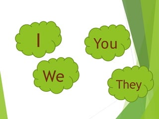 I You
We They
 