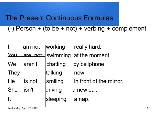 Present Simple or Continuous