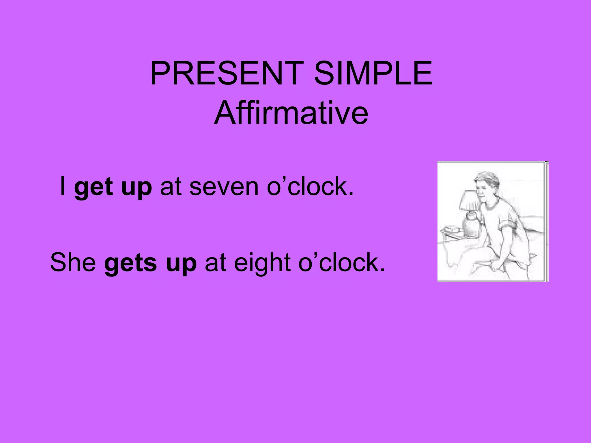 Present simple presentation ppt