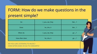 Present Simple Tense Guide and Practice! | PPTX