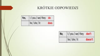 KRÓTKIE ODPOWIEDZI

 