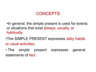 Present simple vs present progressive | PPTX