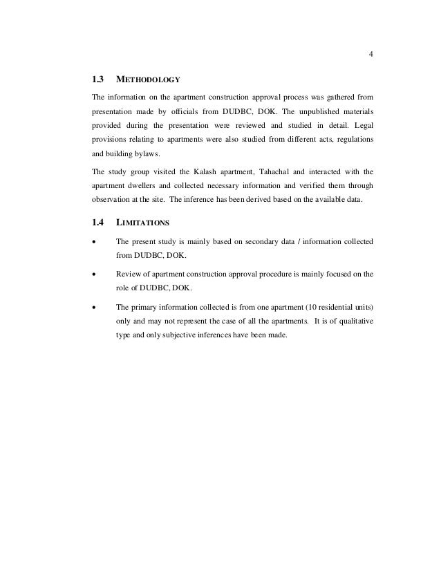Present status of apartment building approval and construction