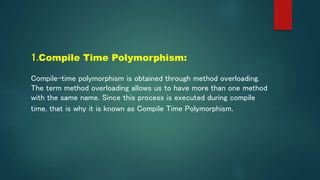 Presentstion polymorphism opp Java muet u | PPT