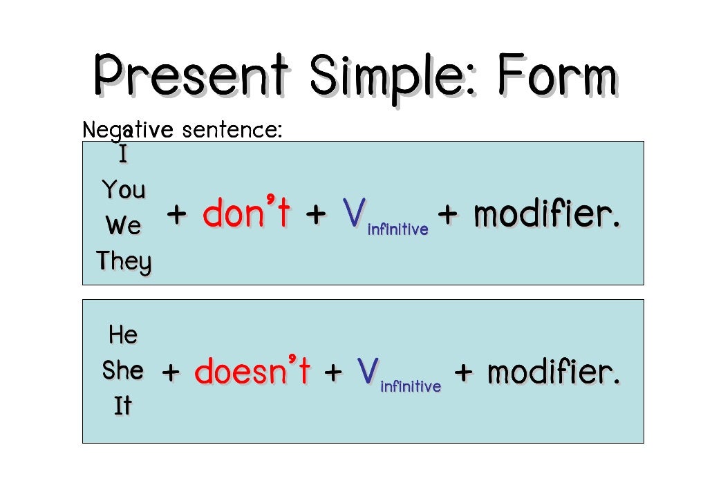 Present Simple Tense