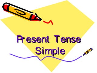 Present TensePresent Tense
SimpleSimple
 