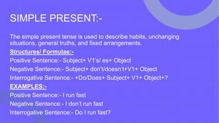 Present tense ppt by HEMASAI.P | PPT