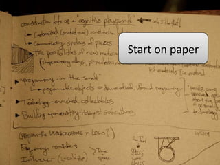 Start on paper
