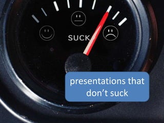 presentations that don’t suck 