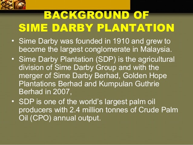 SIME DARBY PLANTATION