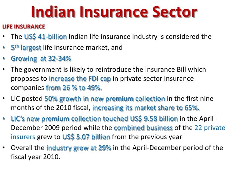 Insurance sector case study