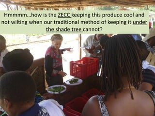 Zecc Storage Zero Energy Cool Chamber Training in Tanzania | PDF