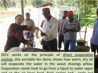 Zecc Storage Zero Energy Cool Chamber Training in Tanzania | PDF