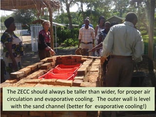 Zecc Storage Zero Energy Cool Chamber Training in Tanzania | PDF