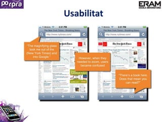 Usabilitat
 