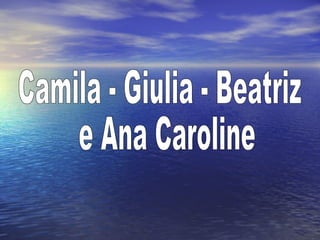 Camila - Giulia - Beatriz e Ana Caroline 