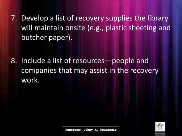 Preservation and conservation of library materials | PPTX