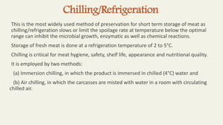 Preservation of meat and its method | PPTX