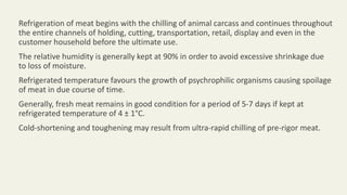 Preservation of meat and its method | PPTX
