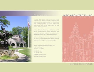 Tri-Fold Preservation Brochure