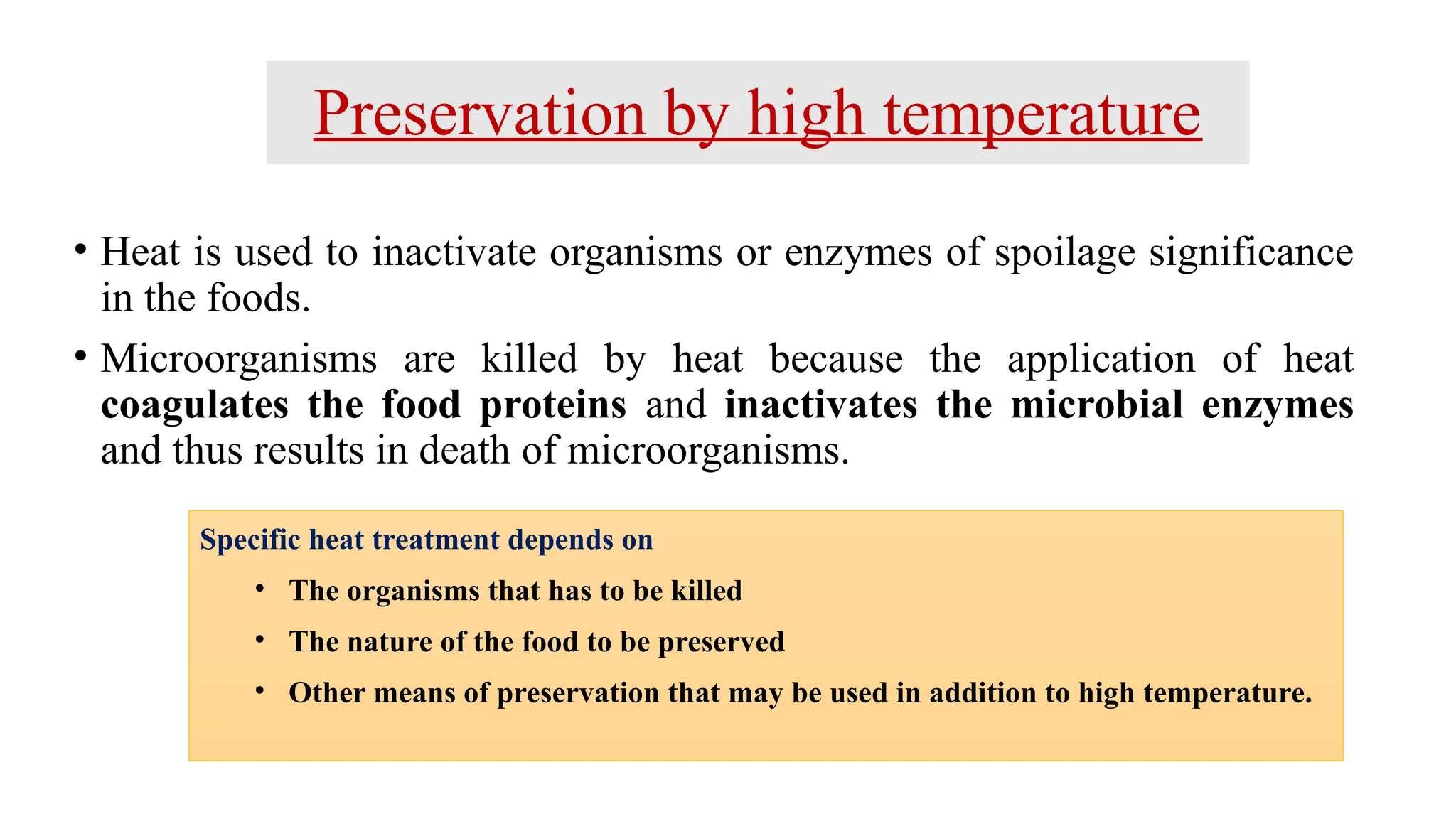 Preservation by high temperature-1.pptx. | PPTX