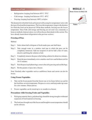 Food Preservation Module Preservation of food | PDF