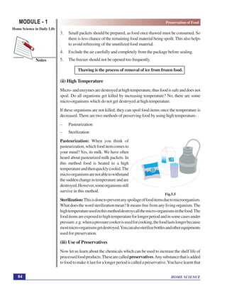 Food Preservation Module Preservation of food | PDF