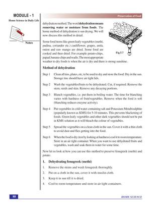 Food Preservation Module Preservation of food | PDF