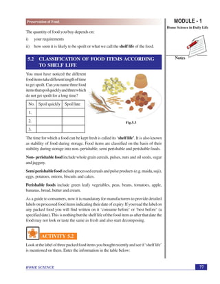 Food Preservation Module Preservation of food | PDF