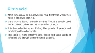 Preservation of food by chemical method and UV.pptx
