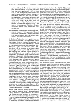 Preservation of Indian Manuscripts | PDF