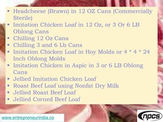 Preservation of Meat and Poultry Products | PPTX
