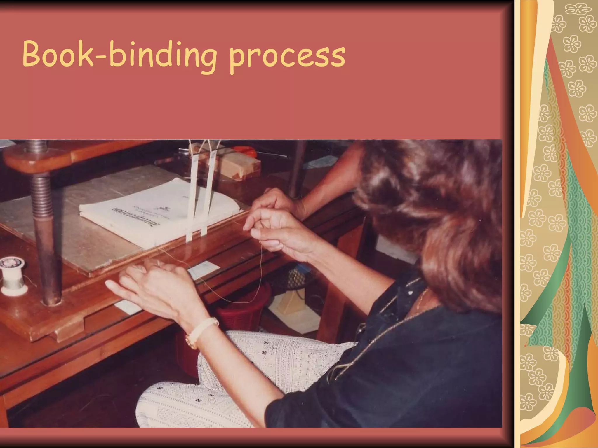 Book-binding process 