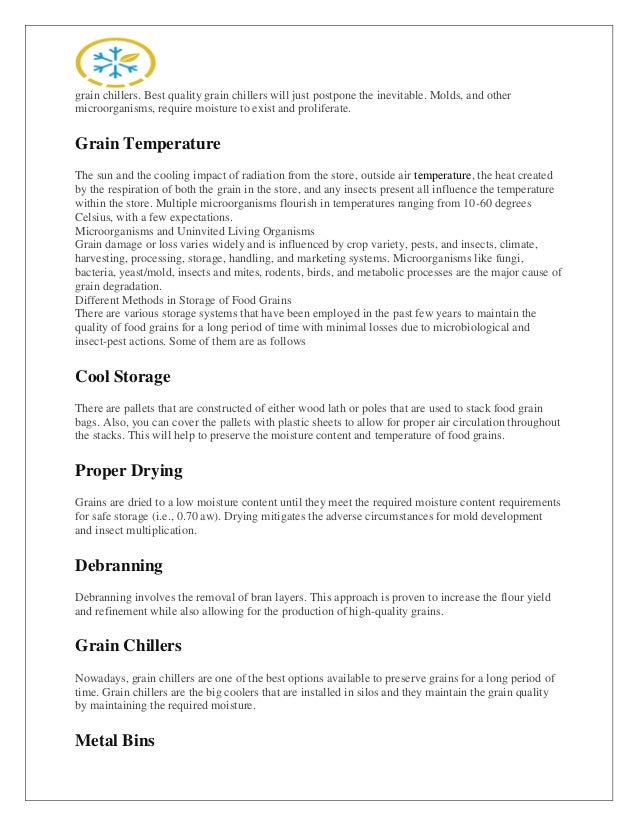 Preserve your Grains with the best Grain Storage Techniques