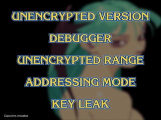 Capcom's mistakes
 
