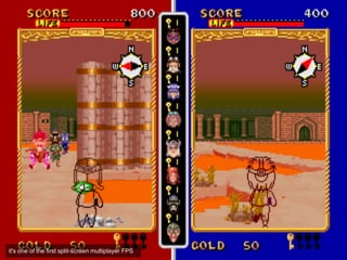 it's one of the first split-screen multiplayer FPS
 