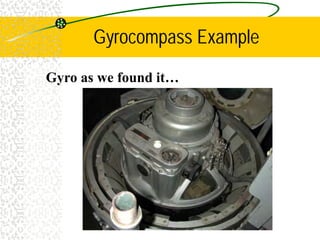 Gyrocompass Example
Gyro as we found it…
 