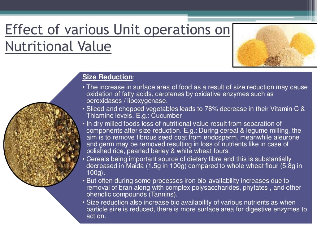 Preserving Nutrients in Food/Preservation of Nutrients