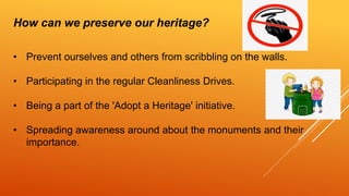 Preserving our heritage.ppts