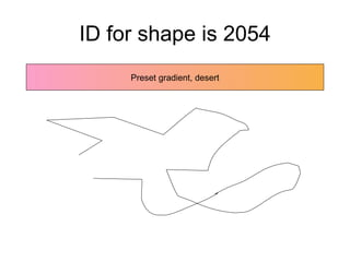 ID for shape is 2054 Preset gradient, desert 