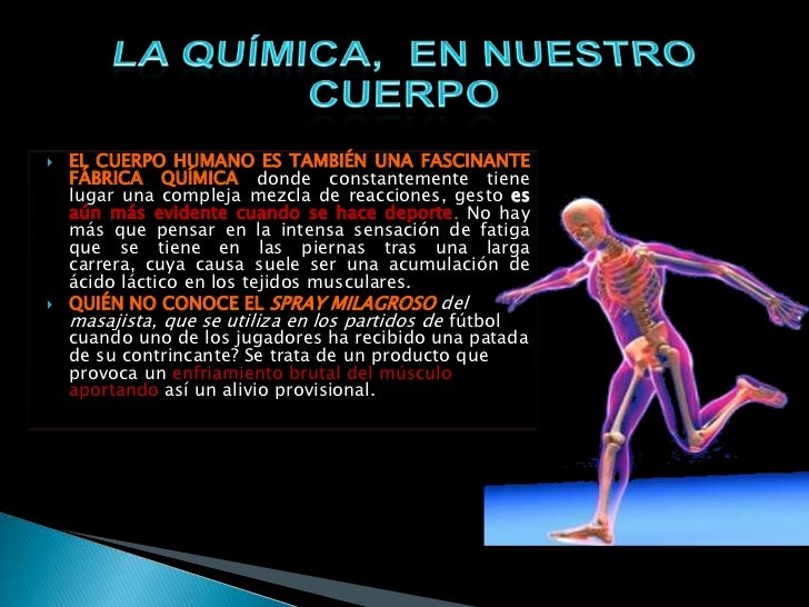 Presetación la quimica y el depoerte