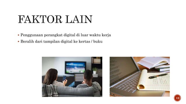 Paparan Kesehatan Terkait Computer Vision Syndrome (CVS) | PPT